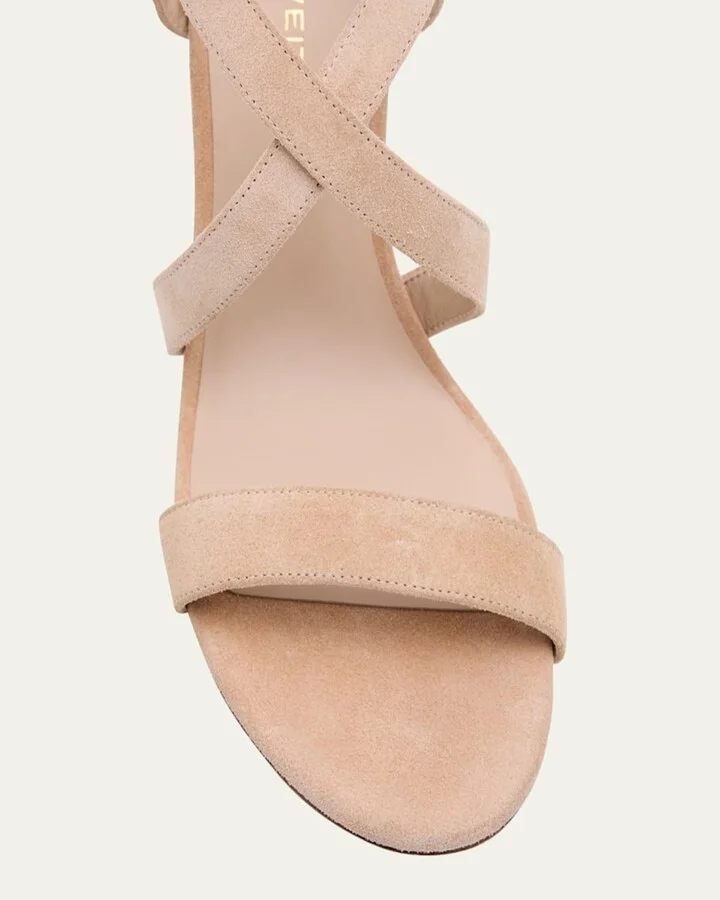 Maven Suede Buckle Block-Heel Sandals - Image 4