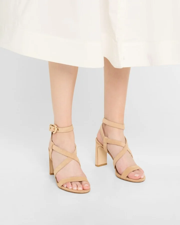 Maven Suede Buckle Block-Heel Sandals - Image 6