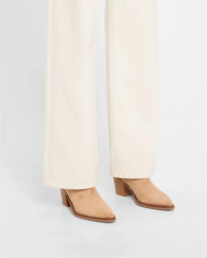 Maven Suede Buckle Western Booties - Image 6