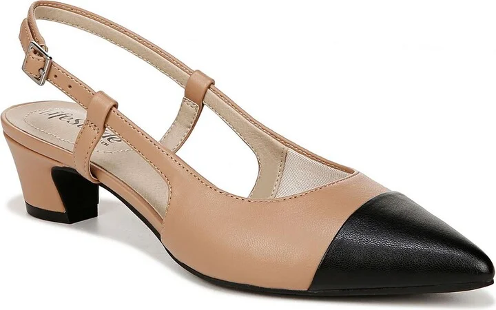 MAVEN2 Womens Comfort Insole Faux Leather Pumps