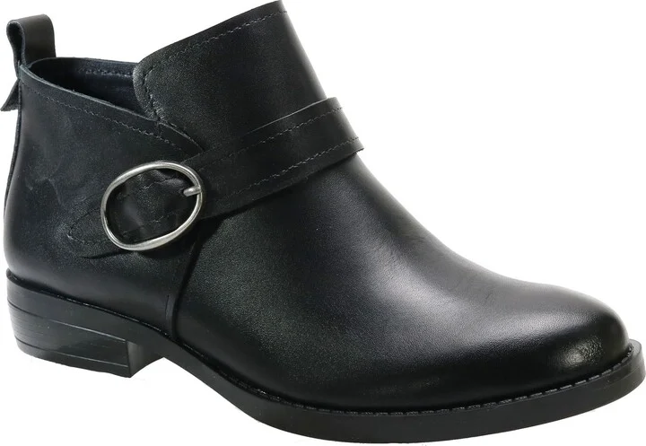 Black Antique Leather