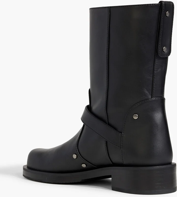 Maverick buckled leather ankle boots - Image 3