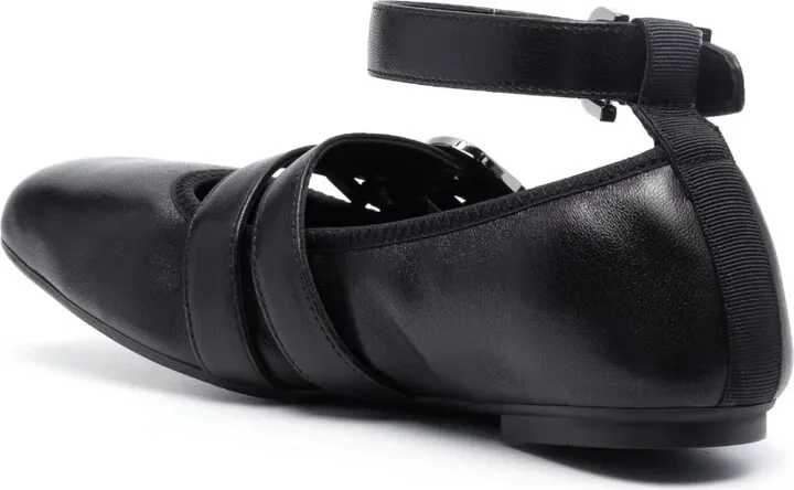 Maverick leather ballerina shoes - Image 3