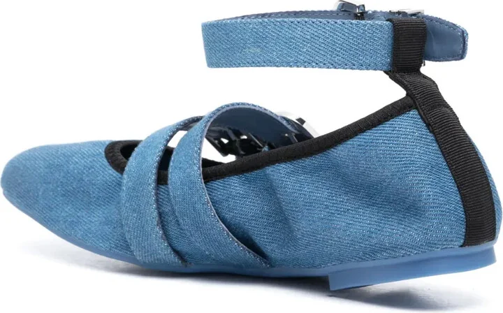 Maverick leather ballerina shoes - Image 3