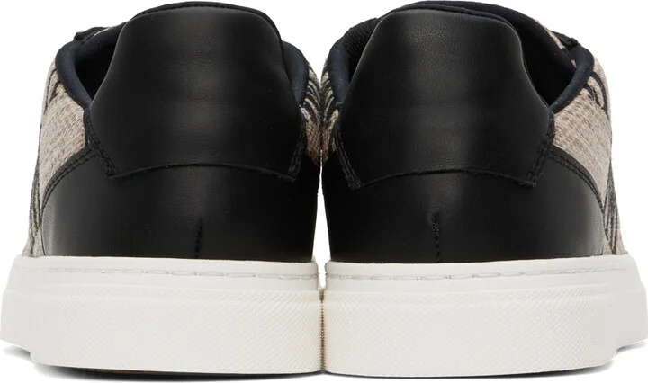 Max Mara Beige & Black Logocity Sneakers - Image 2