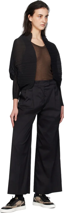 Max Mara Beige & Black Logocity Sneakers - Image 5