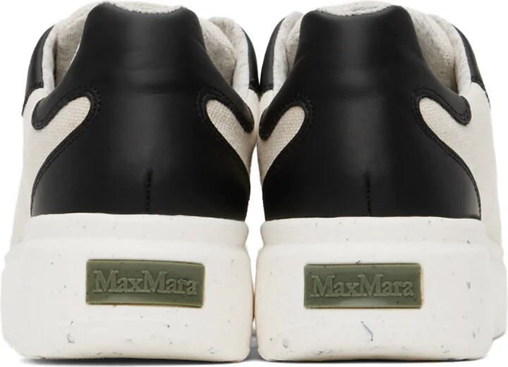 Max Mara Beige & Black Maxigreen Sneakers - Image 2