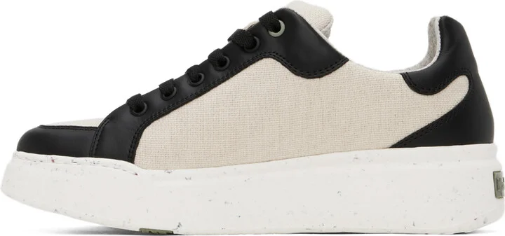 Max Mara Beige & Black Maxigreen Sneakers - Image 3