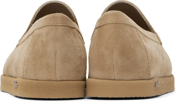 Max Mara Beige Goat Leather Loafers - Image 2
