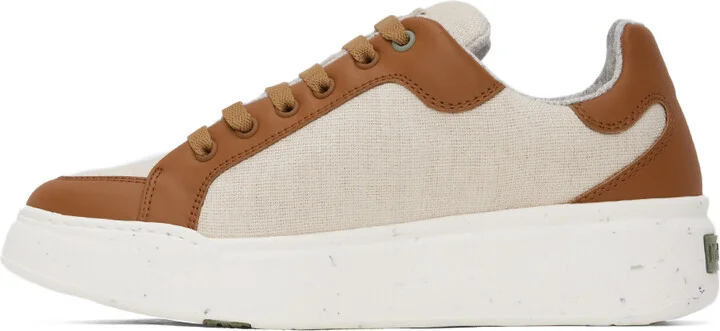 Max Mara Beige & Tan Maxigreen Sneakers - Image 3