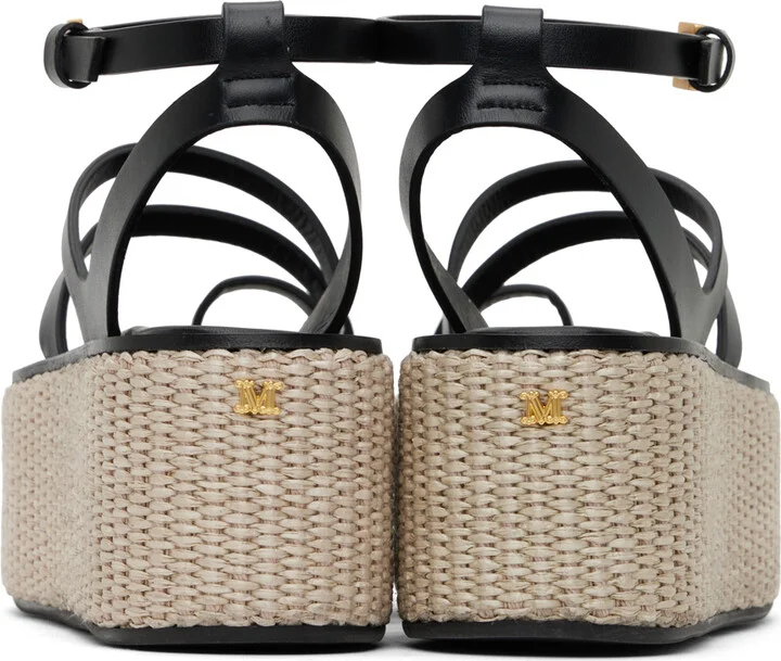 Max Mara Black Biarritz Sandals - Image 2
