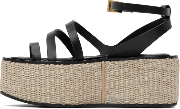 Max Mara Black Biarritz Sandals - Image 3