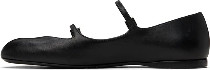 Max Mara Black Circus Ballerina Flats - Image 3