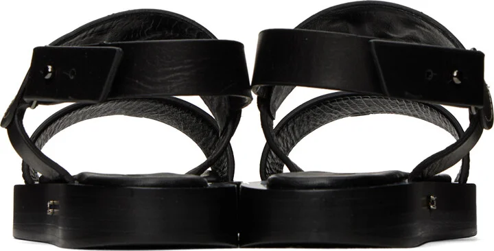 Max Mara Black Diana Sandals - Image 2