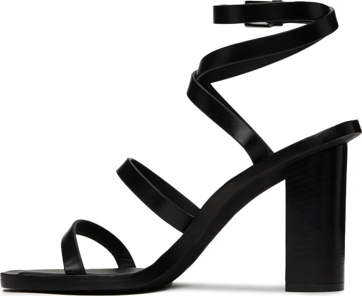 Max Mara Black Juttal Heeled Sandals - Image 3