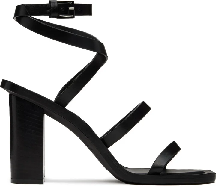 Max Mara Black Juttal Heeled Sandals