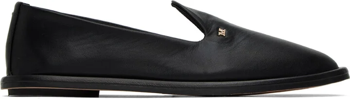 Max Mara Black Leen Loafers