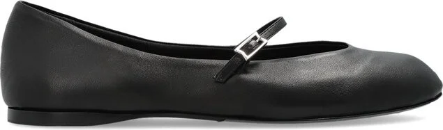 Max Mara Buckle Detailed Slip-On Flat Shoes