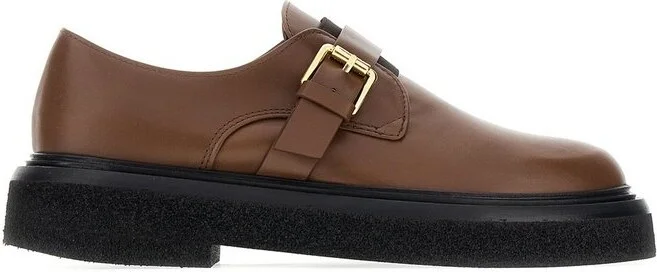 Max Mara Buckled Slip-On Loafers