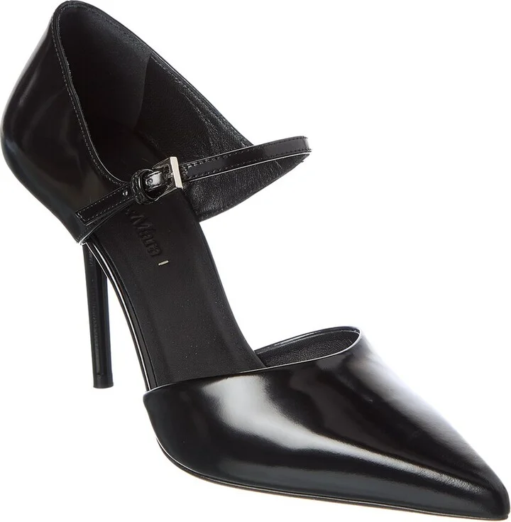 Max Mara Charlie Leather Slingback Pump