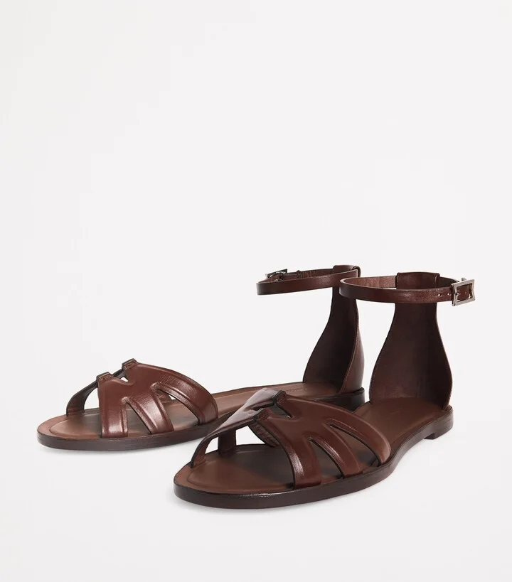 Max Mara Leather Sandals - Image 3