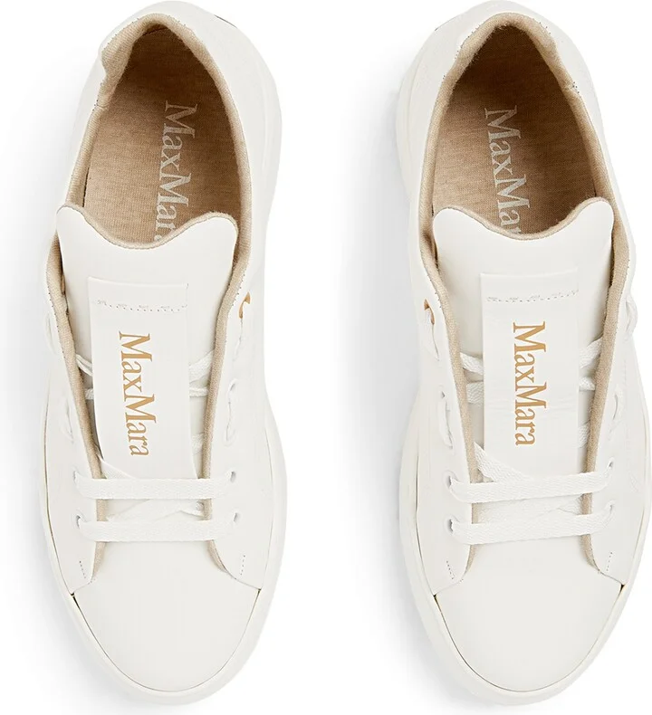 Max Mara Leather Sneakers - Image 2