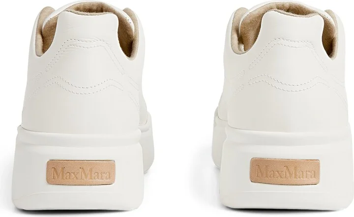 Max Mara Leather Sneakers - Image 3