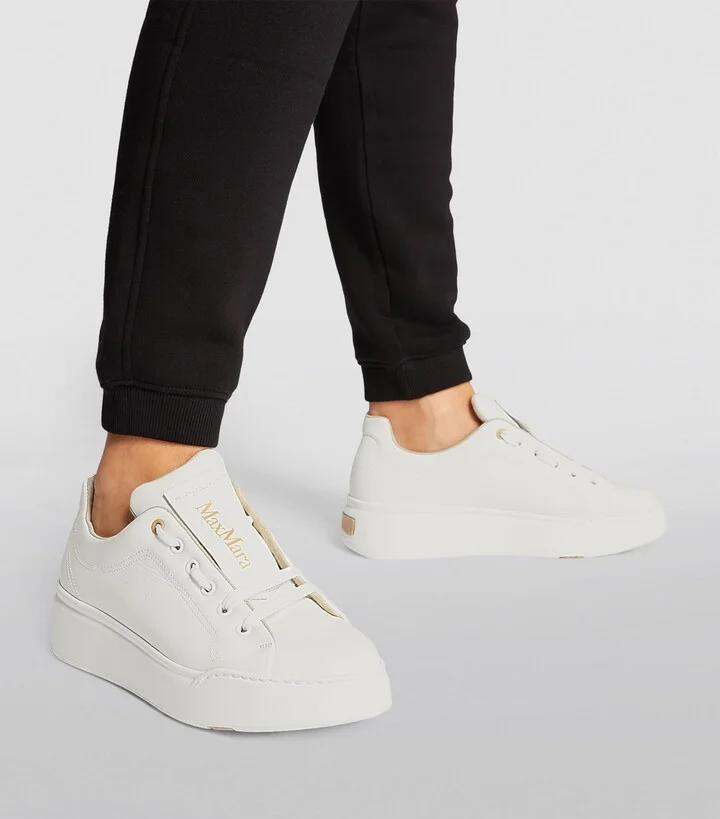 Max Mara Leather Sneakers - Image 5