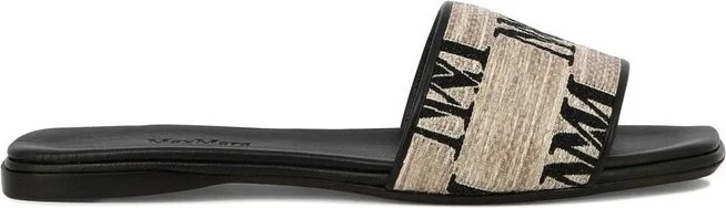 Max Mara Logo Detailed Sandals