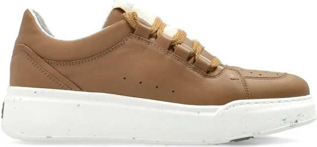 Max Mara Logo Patch Lace-Up Sneakers