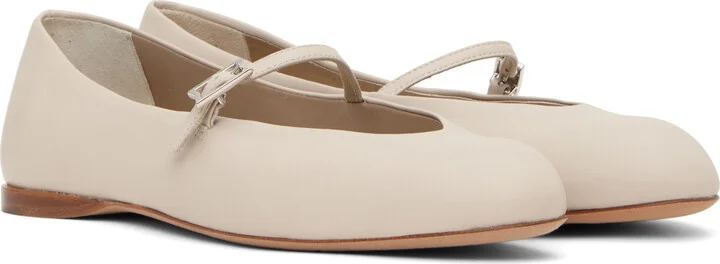 Max Mara Off-White MmBallet Flats - Image 4