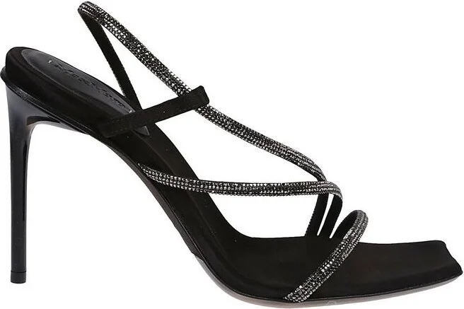 Max Mara Square-Toe Heeled Sandals