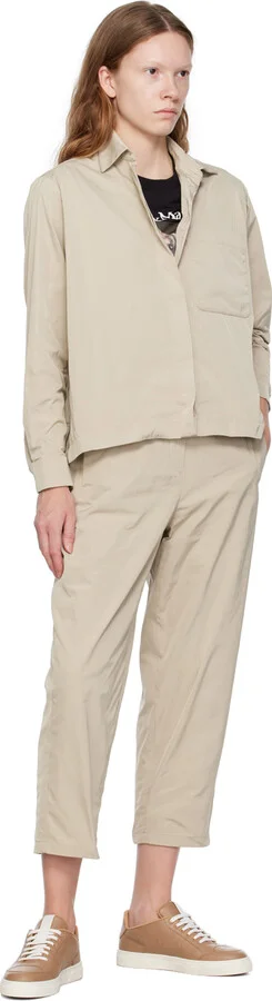 Max Mara Tan Damier Sneakers - Image 5
