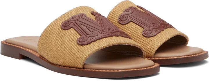 Max Mara Tan Gene Sandals - Image 4