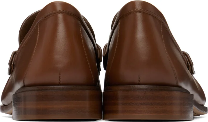 Max Mara Tan Leather Loafers - Image 2