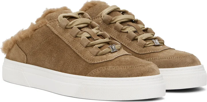 Max Mara Tan Slide Sneakers - Image 4