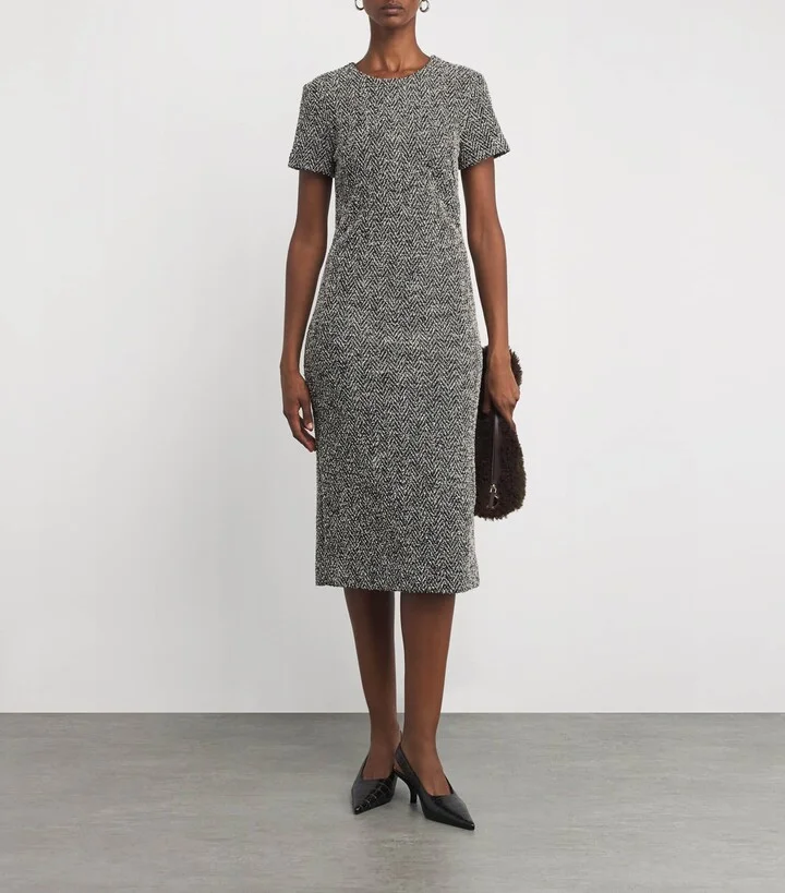 Max Mara Tweed Midi Dress - Image 2