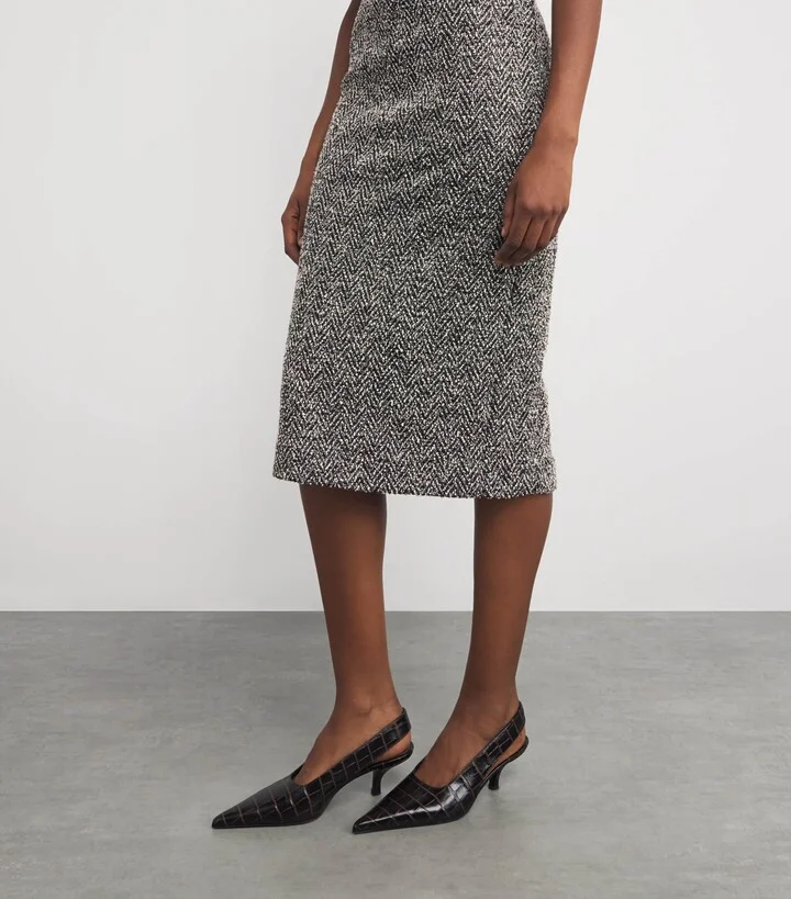 Max Mara Tweed Midi Dress - Image 6