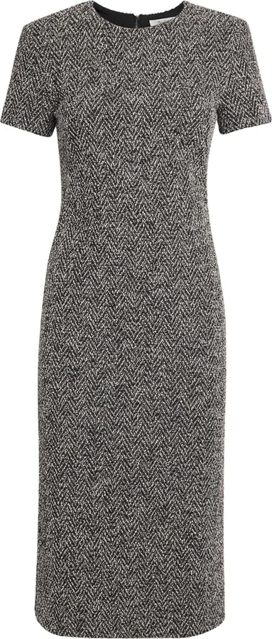 Max Mara Tweed Midi Dress