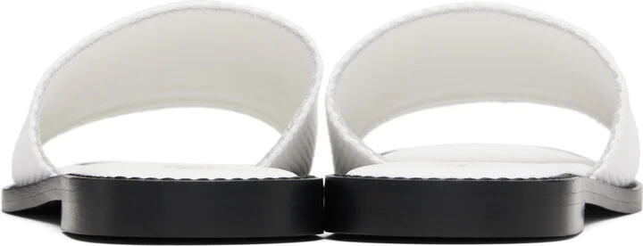 Max Mara White Gene Sandals - Image 2