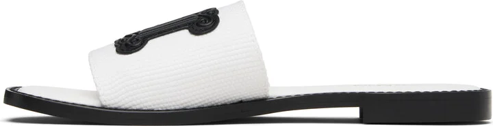 Max Mara White Gene Sandals - Image 3