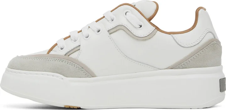 Max Mara White Maxi Active Sneakers - Image 3