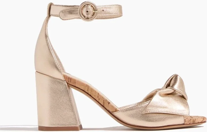 Maxi Clarita Flare 75 Sandal in Golden