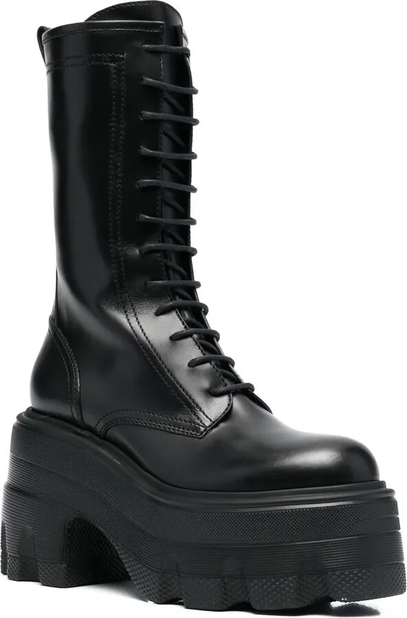 Maxi lace-up army 120mm boots - Image 2