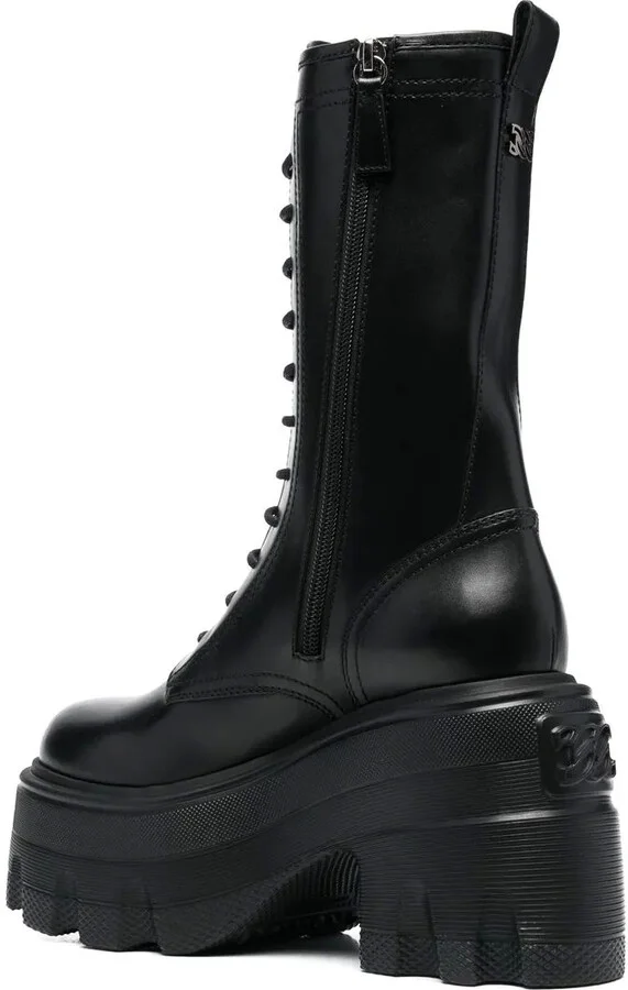 Maxi lace-up army 120mm boots - Image 3