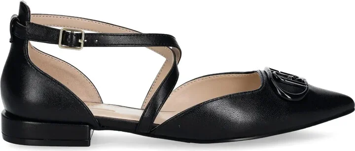 Maxi-Logo Ballerina Shoes