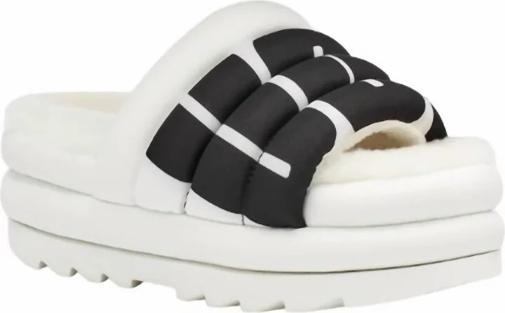 Maxi Slide Logo In White