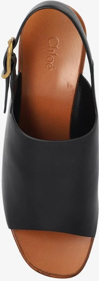 Maxime 130 Leather Wedge Sandals - Image 3
