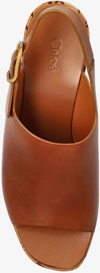 Maxime 130 Leather Wedge Sandals - Image 3