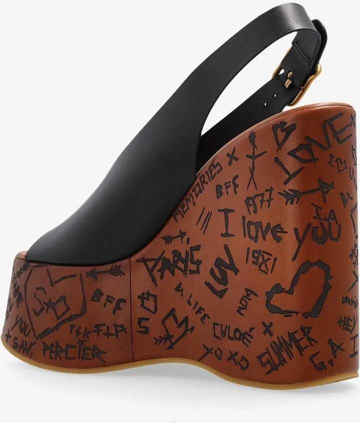 Maxime 130 Leather Wedge Sandals - Image 2
